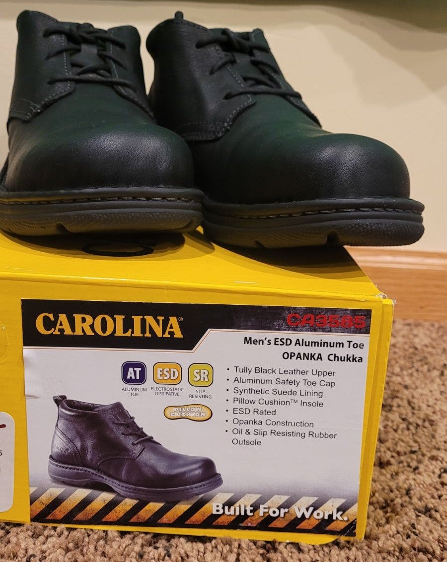 Carolina Opanka Chukka Wide Boots Mens Shoes Size 8.5 Black Carolina Opanka Chukka Wide Boots Mens Shoes Size 8.5 Black